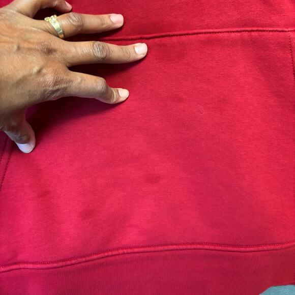 Jordan Hoodie Men's XL Pullover Jumper Sweatshirt Red Athletic Skater Streetwear - Picture 5 of 9